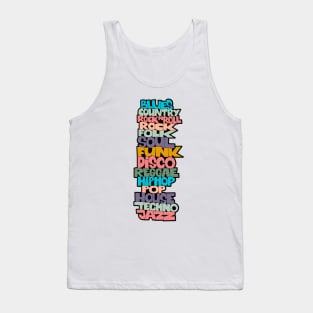 Soul, Funk, Disco, House and other Music Styles.  - Super stylish funky Design! Tank Top